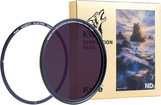 Kase Revolution Plus 49mm Magnetic ND64 6 Stop Neutral Density Filter & Adapter