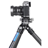 LS-255CEX Ranger Series Carbon Fiber Tripod with Built-in Leveling Base (Featherweight)