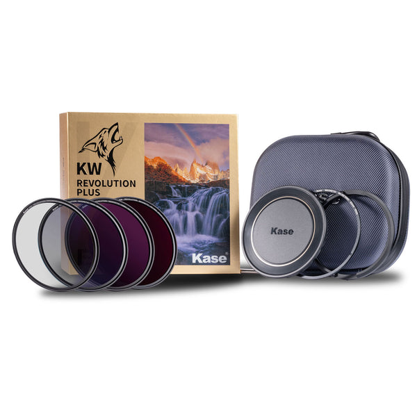 Kase Revolution Plus Magnetic Master Filter Kits: CPL + 3, 6 & 10 Stop ND (49-112mm)