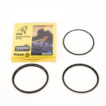 Kase Temper Revolution Plus Magnetic Hardened MCUV IV Filter + Adapters (49-112mm)