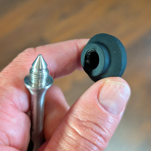 Tripod Spike Rubber Boot Cover Replacement (fits 3/8