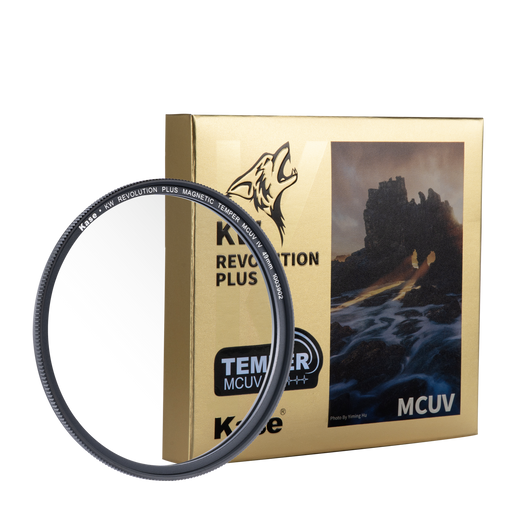 Kase Temper Revolution Plus Magnetic Hardened MCUV IV Filter + Adapters (49-112mm)