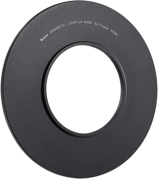 112mm Step-up Adapter Rings for 112mm Kase Revolution Magnetic Filters (62-95mm lenses)