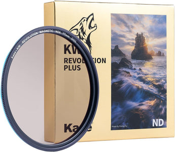 Kase Revolution Plus 95mm Magnetic ND8 3 Stop Neutral Density Filter & Adapter