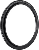 77mm Step-up Adapter Rings for 77mm Kase Revolution Magnetic Filters (49-72mm lenses)
