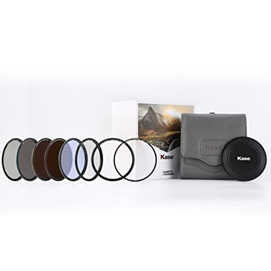 Kase KW Revolution Magnetic 82mm Mega Filter Kit  (3, 6, & 10 Stop ND, UV, CPL & Night)