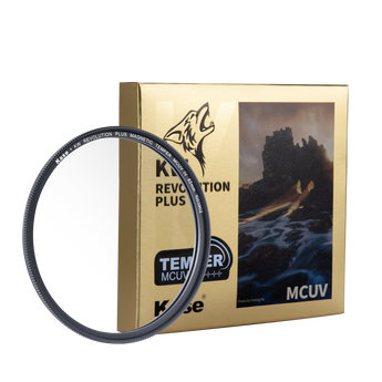 Kase Temper Revolution Plus Magnetic Hardened MCUV IV Filter + Adapters (49-112mm)