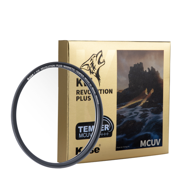Kase Temper Revolution Plus Magnetic Hardened MCUV IV Filter + Adapters (49-112mm)
