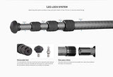 Leofoto LM-324CL Summit Series Systematic 75mm Bowl Carbon Fiber Tripod (Tall, Light)